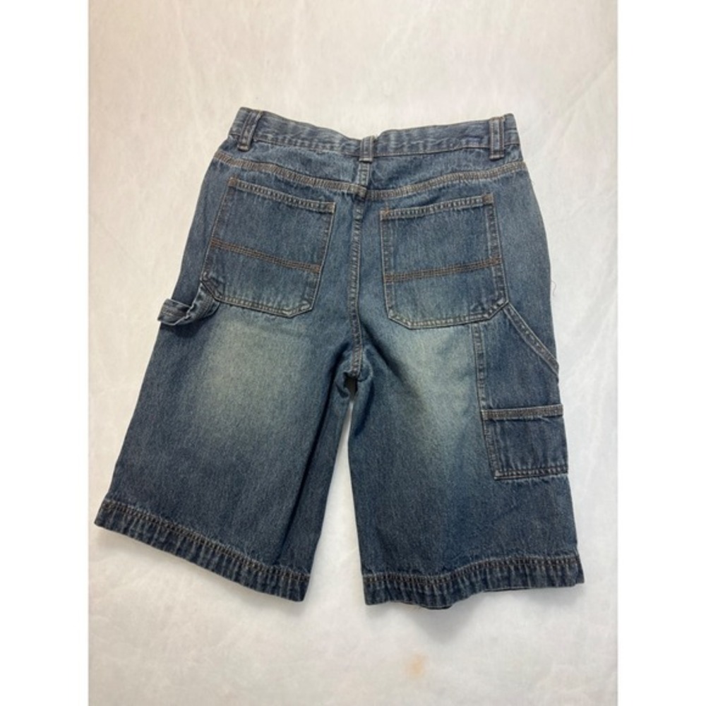 Cherokee Carpenter Fit Denim Shorts Blue Jean, Size 16,‎ Cotton - Picture 6 of 6